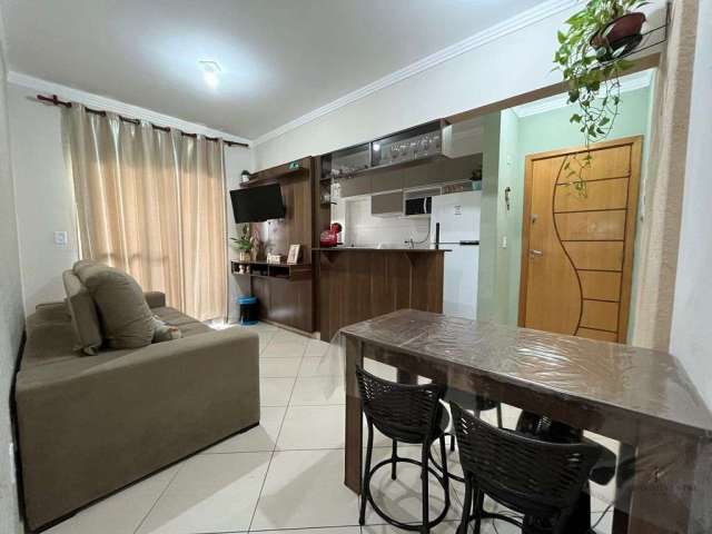 Apartamento em Praia Grande, Guilhermina, 2 dormitórios, 1 suíte, 55m²