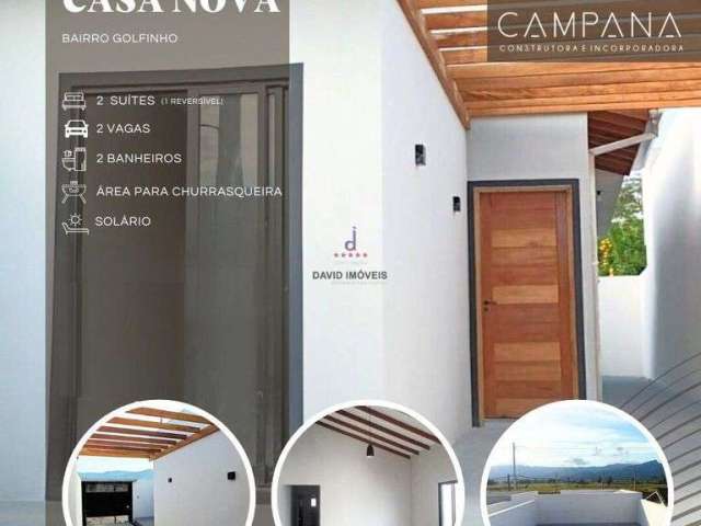 Casa à venda - 2 Suítes - 137m²,  Golfinho - Caraguatatuba/SP