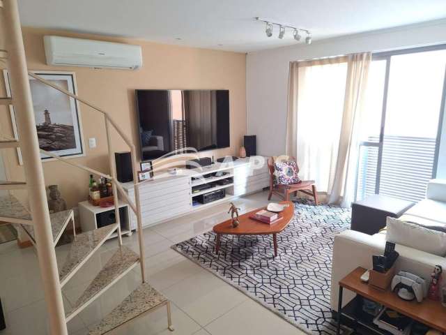 Linda cobertura duplex, ideal para quem procura conforto e comodidade. primeiro piso: sala, dois dor