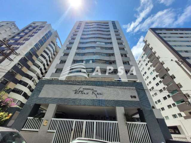 51953 - residencial vittorio rossi - apartamento semi-mobiliado de 3/4, sendo 1 suíte e 1 vaga de ga