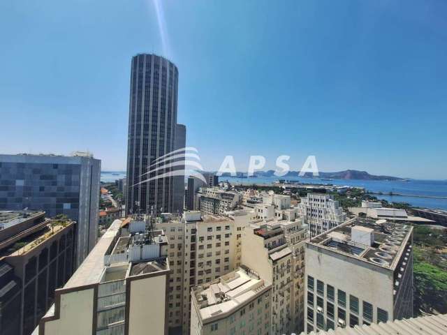 Excelente sala comercial de 135m² localizada no centro do rio de janeiro, toda equipada e em perfeit