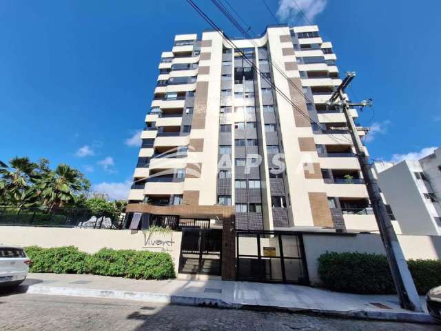 Excelente apartamento localizado na jatiúca com vista parcial do mar e próximo ao corredor vera arru