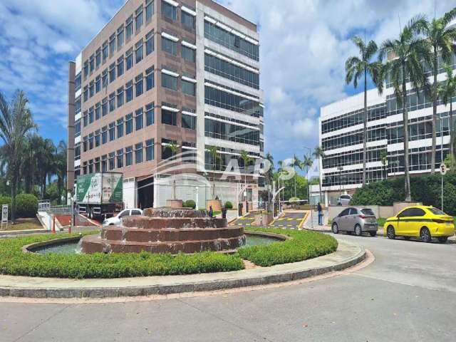 Excelente sala comercial para locação na rua victor civita - condomínio rio office park. o espaço po