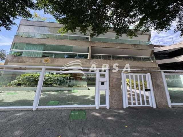 Apartamento 3 quartos, para aluguel, no recreio dos bandeirantes.  o imóvel, com 109m², está distrib