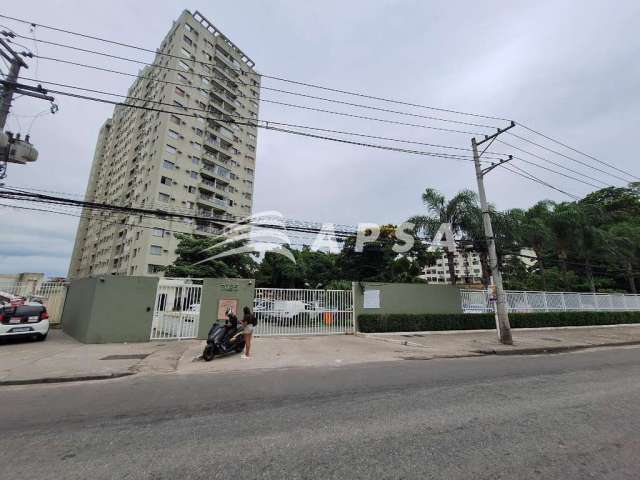 Excelente apartamento localizado em jacarepaguá, 60m2, varanda com vista, dois dormitórios,sendo 1 s