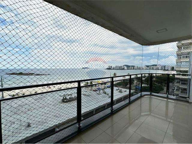 Apartamento frente mar com189 m², 4 suítes e 2 vagas de garagem à venda em Guarujá/SP