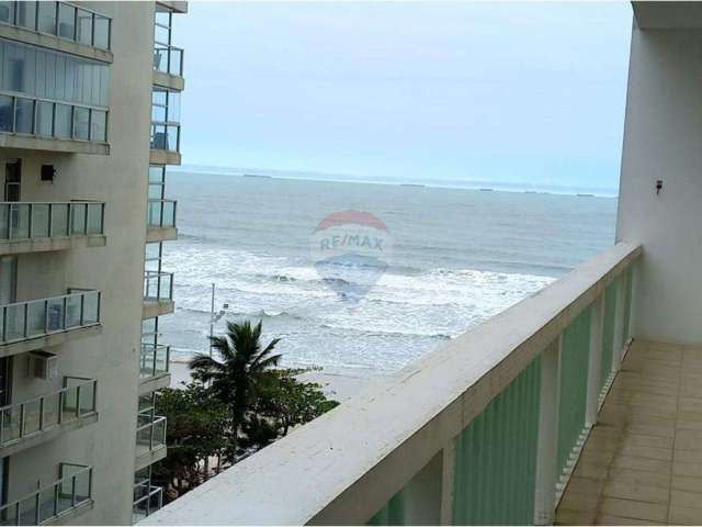 Apartamento 3 dormitórios (1 suíte) 1 vaga vista mar  à venda por R$ 800.000,00 - Praia das Pitangueiras - Guarujá - SP