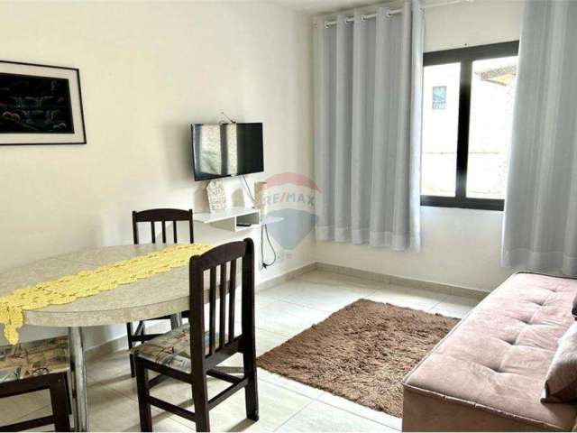 Apto 1 dorm para locação por R$ 2.500,00* a 2 quadras da praia do Tombo, Guarujá, SP