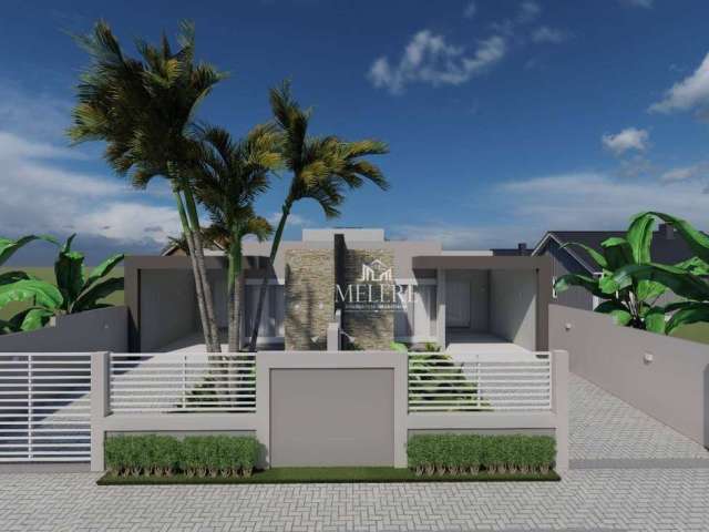 Casa com 3 dorm 1 suíte lavabo 3 vagas e quintalà venda, 90 m² por R$ 425.000 - São Jose - Itapoá/SC