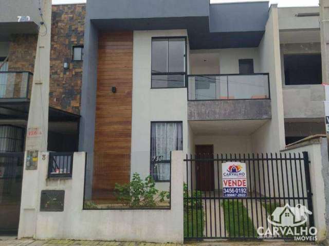 Sobrado com 3 dormitórios à venda, 87 m² por R$ 477.000,00 - Itacolomi - Balneário Piçarras/SC