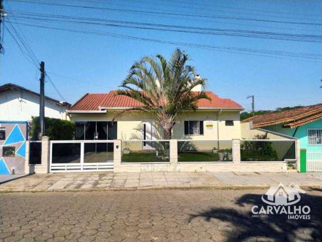 Casa com 2 suítes  para alugar, 110 m² por R$ 3.306/mês - São Cristóvão - Barra Velha/SC