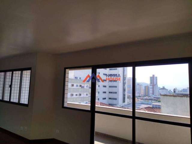 Apartamento com 3 dormitórios, 163 m² - venda por R$ 1.080.000,00 ou aluguel por R$ 6.758,00/mês - Boqueirão - Santos/SP