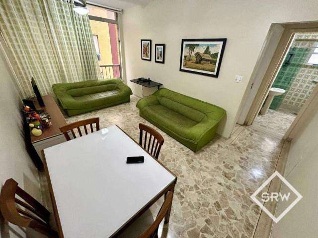 Apartamento de 1 dormitório 60m² frente mar no Gonzaga