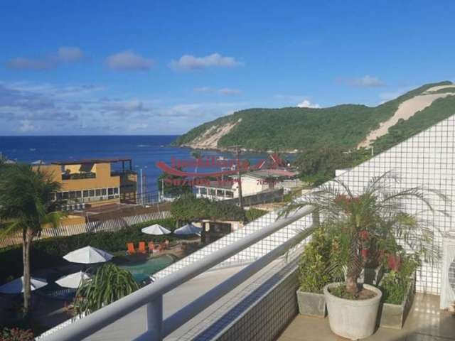 Apartamento vista mar na praia de ponta negra