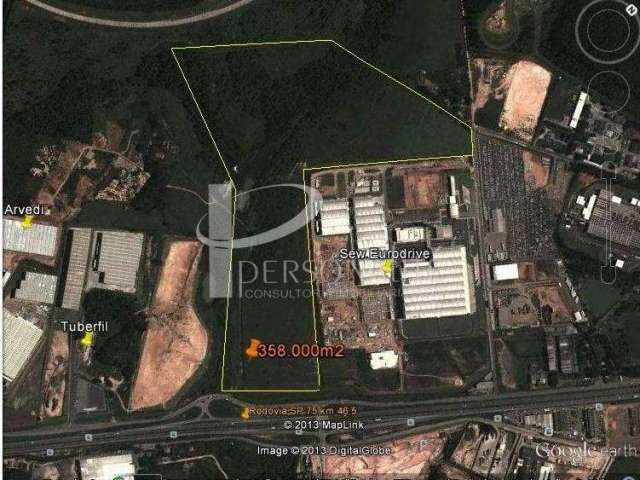 Terreno comercial, 358.521 m2, para venda, Indaiatuba.