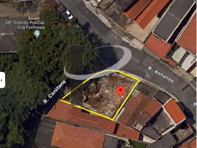 Terreno à venda na Rua Antúrios, 394, Jardim Têxtil, São Paulo por R$ 1.250.000