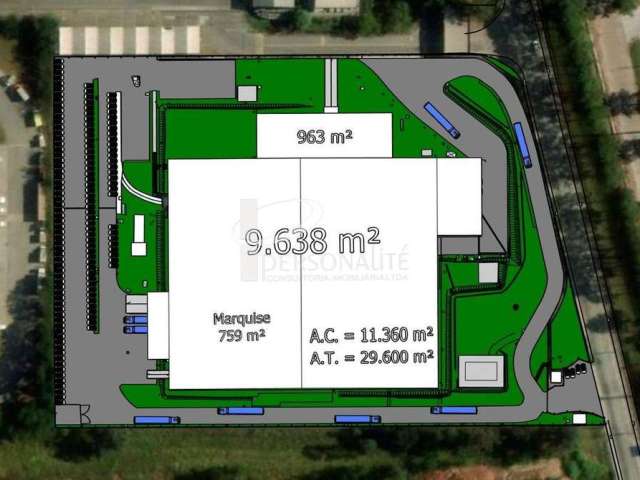 Galpão Industrial Logístico 11.360 m2 AC - 29.600 m2 Total  para Locação Cumbica Guarulhos