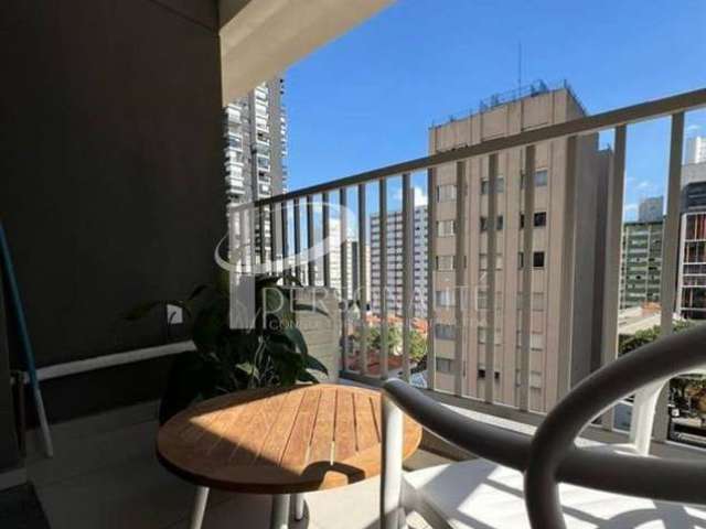 Studio novo, 25 m2,  1 suíte, varanda, sem vaga, para locação, Pinheiros.