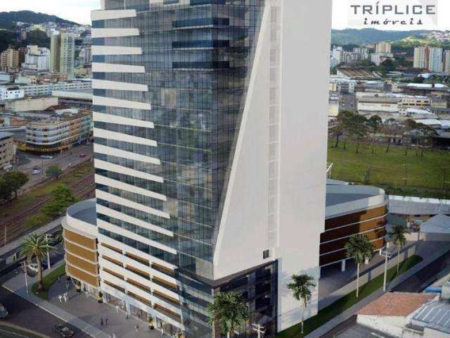 Andar corporativo no mais moderno edifício comercial da cidade com localização privilegiada ao lado do novo fórum.