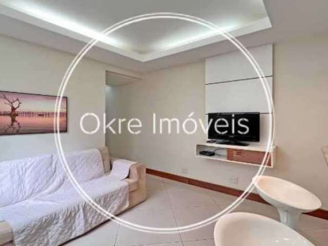 Apartamento com 1 quarto à venda na Avenida Bartolomeu Mitre, Leblon, Rio de Janeiro, 47 m2 por R$ 990.000