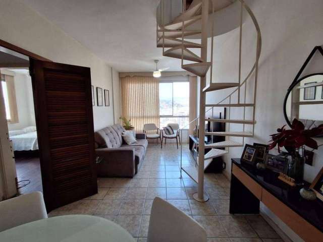 Cobertura duplex, vista livre, 2 quartos, 1 suíte, 2 salas, copa, cozinha planejada, terraço., 1 vaga. lazer.