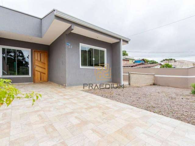 Casa com 3 dormitórios à venda, 65 m² por R$ 330.000,00 - Gralha Azul - Fazenda Rio Grande/PR