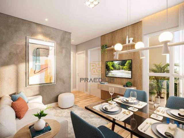 Apartamento com 2 dormitórios à venda, 44 m² por R$ 247.997 - Campo Largo da Roseira - São José dos Pinhais/PR