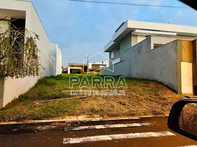 Vende-se terreno no esmeralda residence ii - marilia/sp