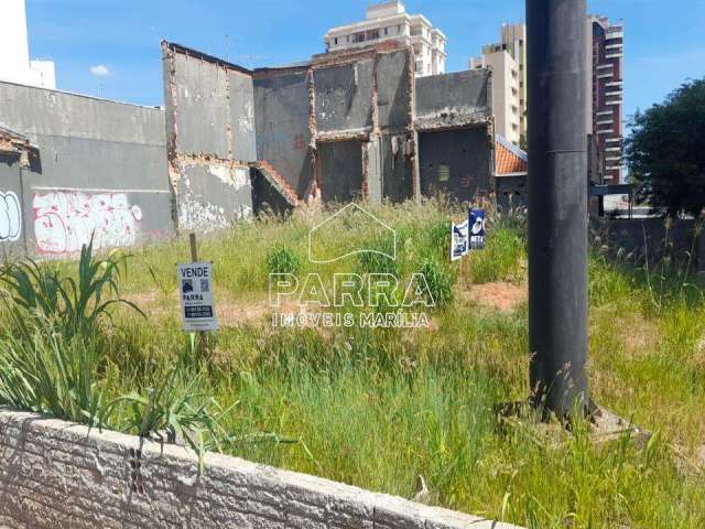 Vende-se terreno no centro - marilia/sp