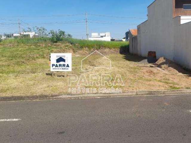 Vende-se terreno no terra verde residencial - marilia/sp