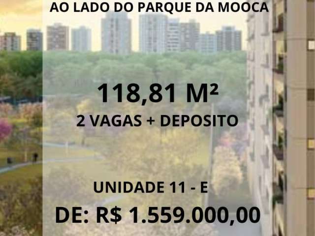 Lançamento na Mooca! Apartamentos de 118m² com 3 Quartos e Condições de Pagamento Flexíveis! Preço Imperdível – Garanta o Seu Agora!