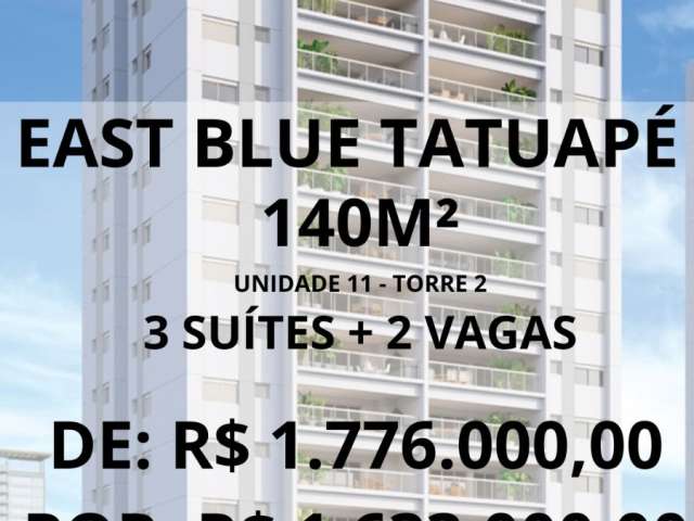 Apartamento de 140m² com 4 Quartos e Suíte no Tatuapé – Pronto para Morar! Preço Reduzido e Flexibilidade de Pagamento! Últimas Unidades, Não Perca!