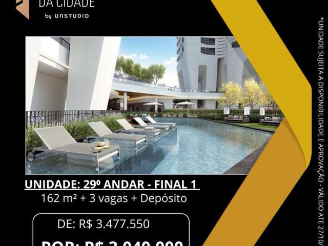 Luxo no Parque da Cidade! Apartamento de 162m² com 3 Suítes – Chácara Santo Antônio, SP. Pronto para Morar!