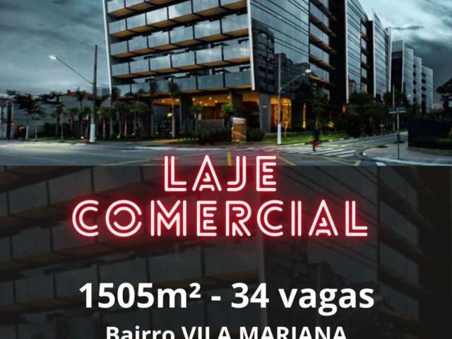 Oportunidade Única! Laje Comercial de 1505m² no EZ Mark – Vila Mariana, 34 Vagas, Design de Carlos Ott – Alto Padrão e Infraestrutura Premium!