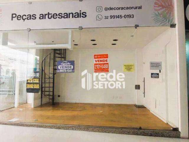 Loja, 40 m² - venda por R$ 699.900,00 ou aluguel por R$ 2.766,00/mês - Centro - Juiz de Fora/MG