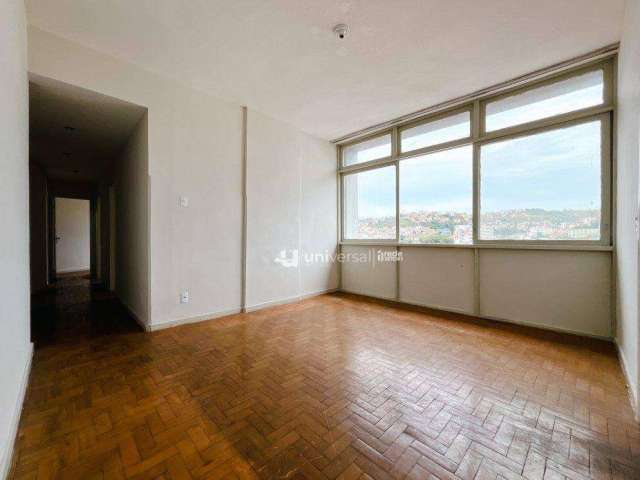 Apartamento com 3 Quartos para alugar, 92 m² por R$ 1.100/mês - Centro - Juiz de Fora/MG