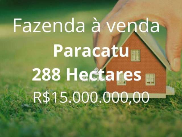 Fazenda à venda, 2880000 m² por R$ 15.000.000,00 - Zona Rural - Paracatu/MG