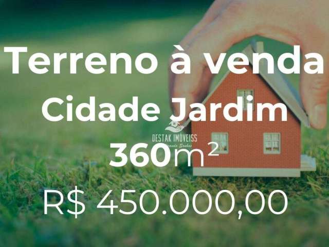 Terreno à venda, 360 m² por R$ 600.000,00 - Cidade Jardim - Uberlândia/MG