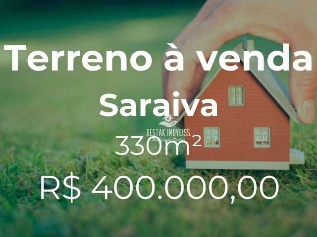 Terreno à venda, 330 m² por R$ 400.000,00 - Saraiva - Uberlândia/MG