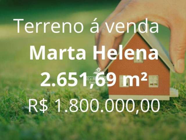 Terreno à venda, 2651 m² por R$ 1.800.000,00 - Marta Helena - Uberlândia/MG