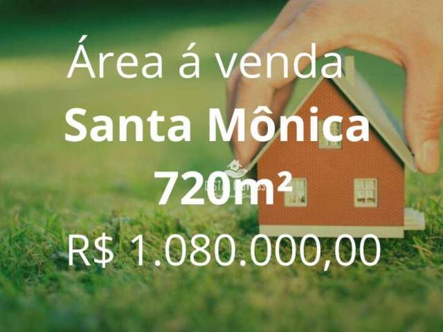 Área à venda, 720 m² por R$ 1.080.000,00 - Santa Mônica - Uberlândia/MG