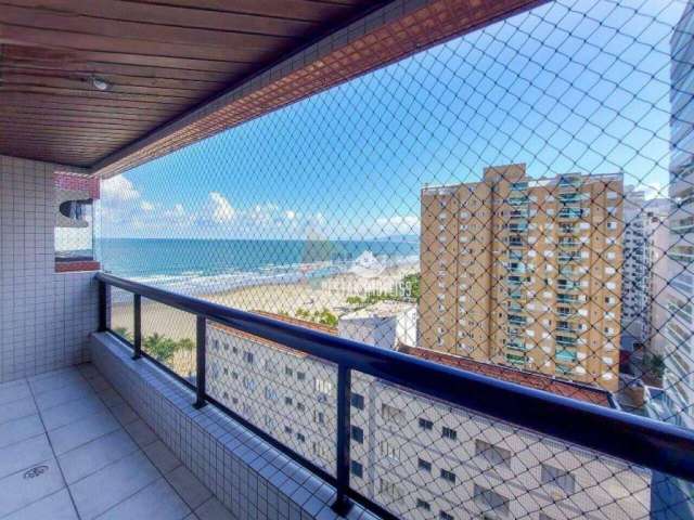 Apartamento com 3 dormitórios à venda, 119 m² por R$ 850.000,00 - Canto do Forte - Praia Grande/SP