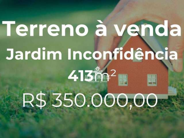 Terreno à venda, 413 m² por R$ 350.000,00 - Jardim Inconfidência - Uberlândia/MG