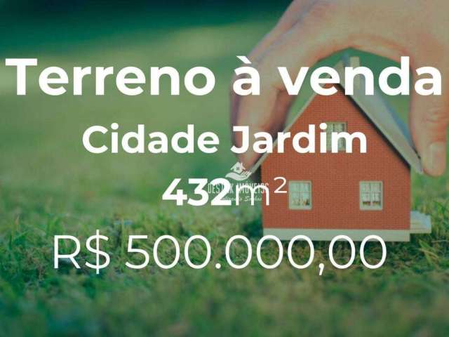 Terreno à venda, 432 m² por R$ 500.000,00 - Cidade Jardim - Uberlândia/MG