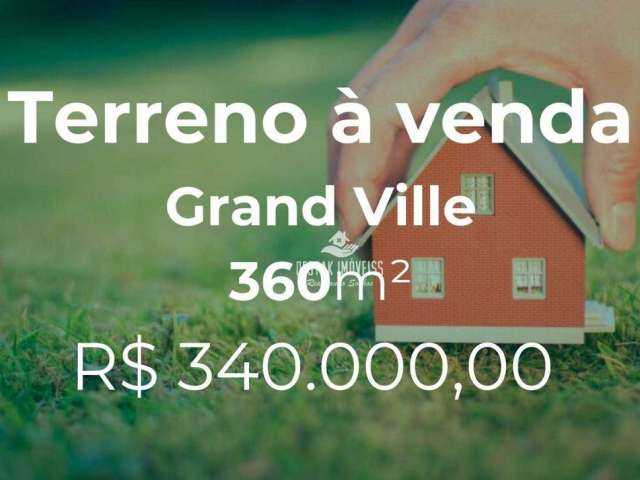 Terreno à venda, 360 m² por R$ 350.000,00 - Grand Ville - Uberlândia/MG