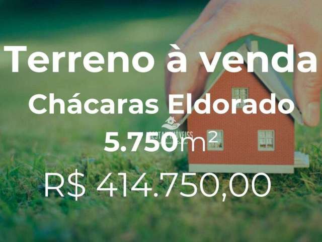 Terreno à venda, 5750 m² por R$ 414.750,00 - Chácaras Eldorado - Uberlândia/MG