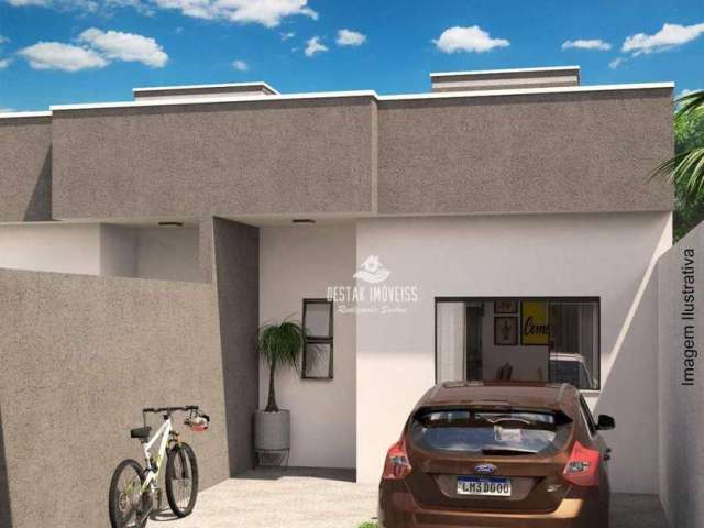 Casa com 2 dormitórios à venda, 64 m² por R$ 350.000 - Novo Mundo - Uberlândia/MG