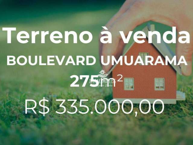 Terreno à venda, 275 m² por R$ 335.000,00 - Grand Ville - Uberlândia/MG