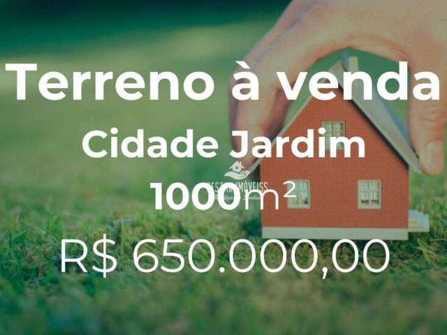 Terreno à venda, 1000 m² por R$ 650.000,00 - Cidade Jardim - Uberlândia/MG