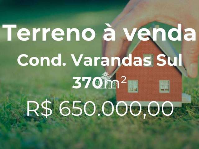 Terreno à venda, 370 m² por R$ 650.000,00 - Varandas Sul - Uberlândia/MG